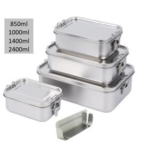 Lunchbox Bento Box Edelstahl Grill Metall Dos...