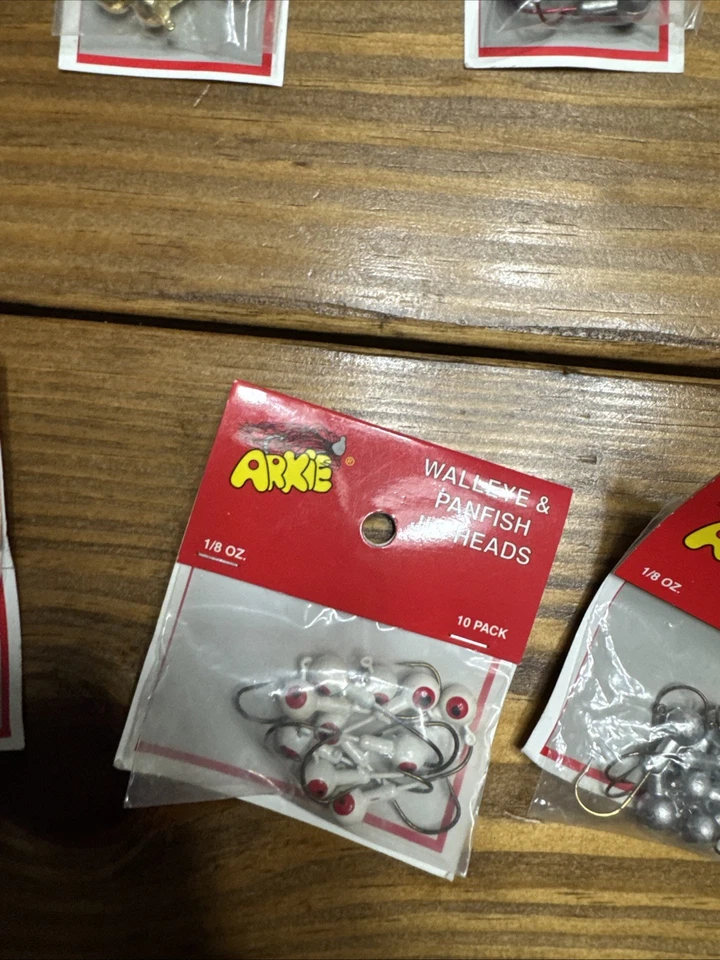 Arkie джиг головки выбрать размер ~ типы ~ цвета Бесплатная доставка (2 упаковки = 20 джигов) - Изображение 3 из 4