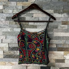 John Galliano 2002 Crop Top String Women’s Medium Jacquard