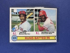 1979 Topps ~ Jim Rice | George Foster ~ League Leaders ~ 3