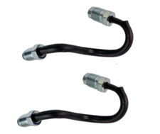 2x Bremsleitung Bremsrohr Bremssattel hinten für VW Golf V VI Touran Audi A3 VAG