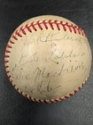 1944 Baltimore Orioles Signed Autograph Baseball Rare Hal Kleine (d.1957)