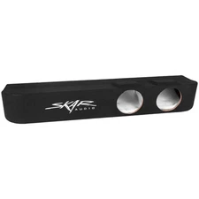 Fits 2015-2025 Ford F-150 Super Crew Cab Dual 8" Ported Subwoofer Enclosure