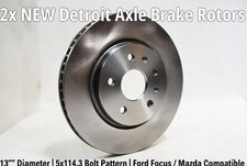 2x New Detroit Axle Brake Rotors 13 5x114.3 For Ford Focusmazda