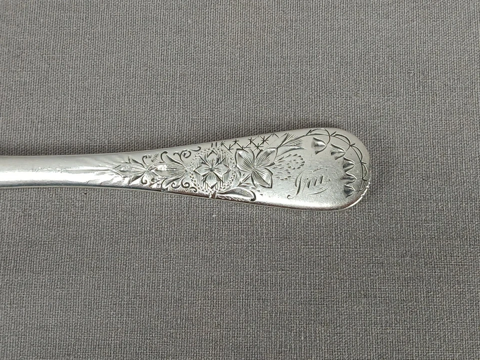 Whiting Antique Lily Engraved Pattern Sterling Silver 7 Inch Knife C.1882-1926 - Image 2 of 4