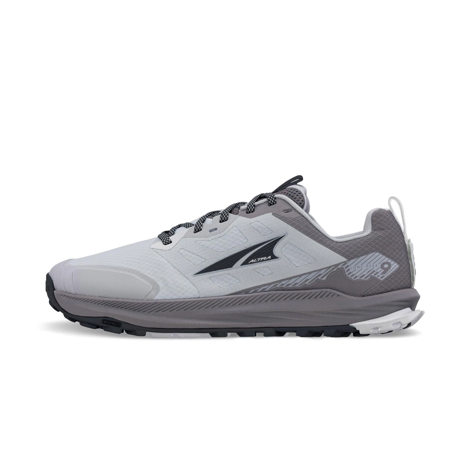 Men's Lone Peak 9 Trail Running Shoe, Gray, 10