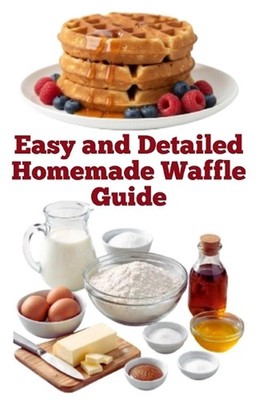 Easy and Detailed Homemade Waffle Guide by Zulfiqar Khan Paperback Book