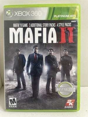 Mafia II 2 Platinum Hits (Xbox 360) CIB 2 Discs  DLC Content TESTED FAST SHIP