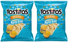 (2 Pack)Tostitos Restaurant Style Original Tortilla Chips – 17 oz Party Size Bag