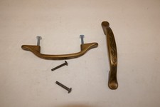 2 pc Classic Floral Motif 3.5 " CC Oil Rubbed Bronze Cabinet Drawer Pull