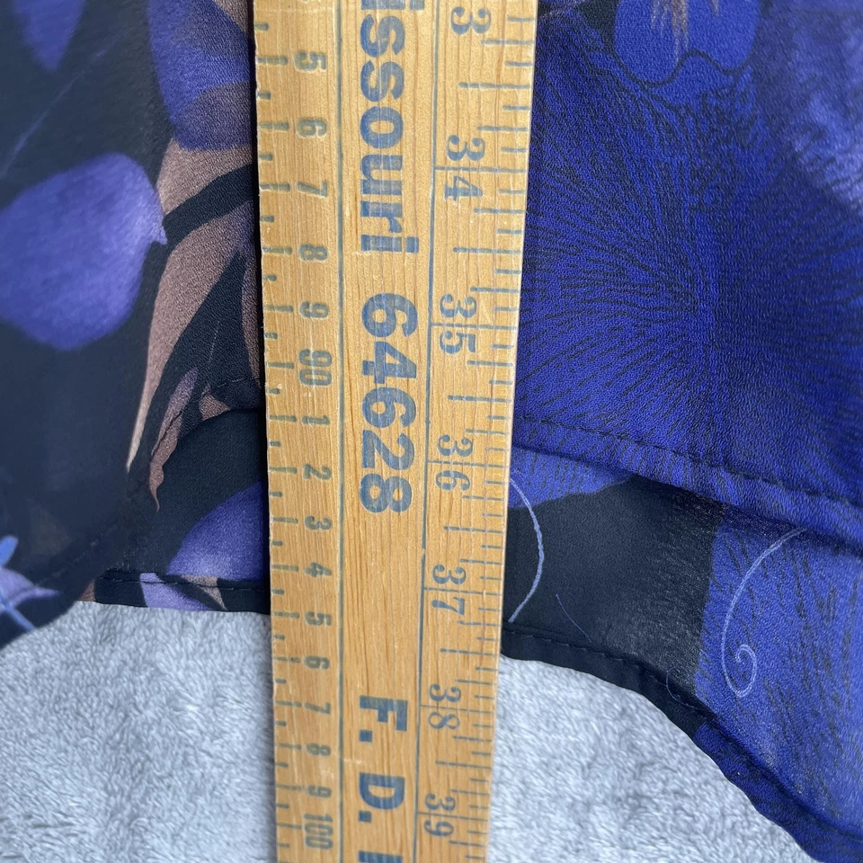 JKLA California Boho Maxi Skirt Women Career Preppy Floral A Line Flowy Size M - Image 4 of 4