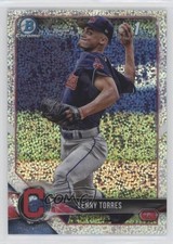 2018 Bowman Draft Chrome Sparkles Refractor Lenny Torres Jr #BDC-8 ni4