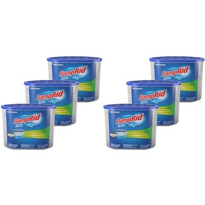 18oz Moisture Absorber & Odor Remover with Charcoal, 6-Pack