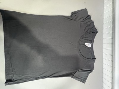 Gildan Performance Men's Gray Moisture Wicking Polyester Crew Neck T-Shirt M