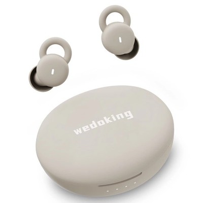 Smallest Invisible Sleep Earbuds, Comfortable Noise Blocking Mini, Ivory