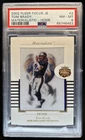 2002 Fleer Focus Jersey Edition Tom Brady Materialistic Home #2 M Patriots PSA 8
