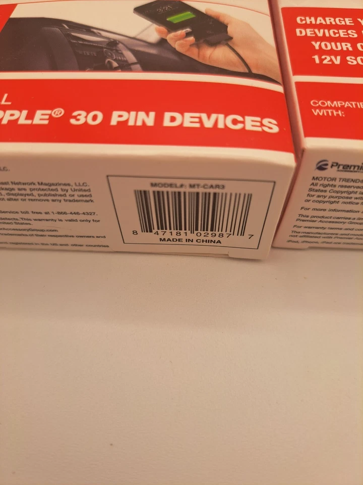 LOTE (12) Nuevos cargadores rápidos para teléfono celular Motor Trend para automóvil Foto 2 de 4