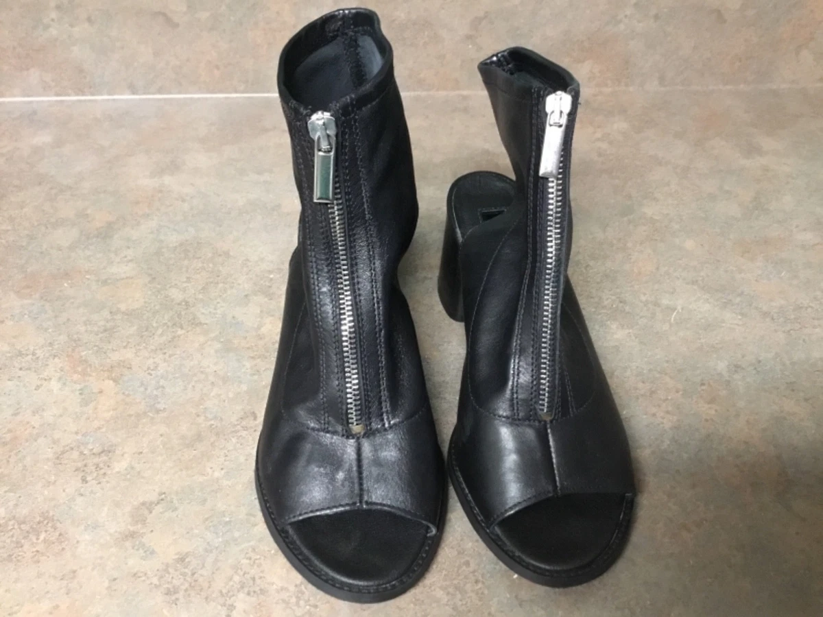 Topshop open toe boots sale