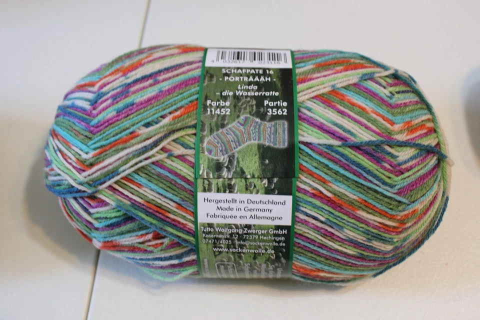 Juego completo de 8 madejas 100 g 75 % lana 25 % nylon digitación Opal Sock Yarn Schafpate 16 Foto 4 de 4