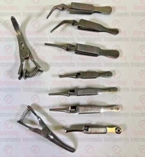 Major Vascular buldogs Surgery clamps set Surgical Instrument Set 9 Pcs