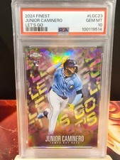 2024 Topps Finest Let's Go Chrome Junior Caminero LGC23 (RC) PSA 10 SSP CASE HIT