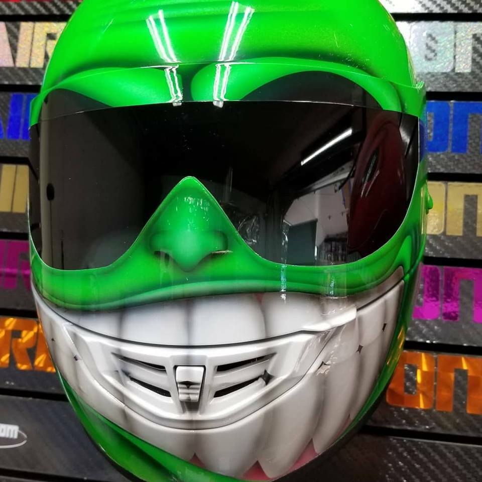 Smiling Face in Neon Green Custom Painted Airbrushed Motorcycle Helmet | eBay Smiling Face in Neon Green Custom Painted Airbrushed Motorcycle Helmet | eBay