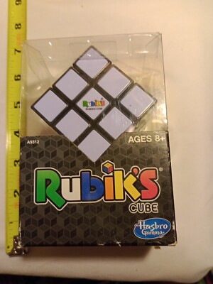 Rubik 3x3 Puzzle Cube Game With Stand Rubik's Hasbro Toy Original