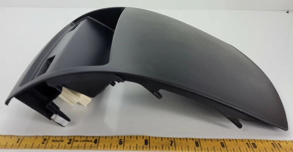 Mitsubishi Galant 2010 tablero central bisel moldura con reloj negro Foto 3 de 4