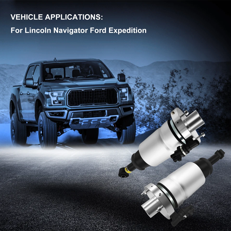 Par de puntales de amortiguador de suspensión neumática trasera para Lincoln Navigator Ford Expedition Foto 4 de 4