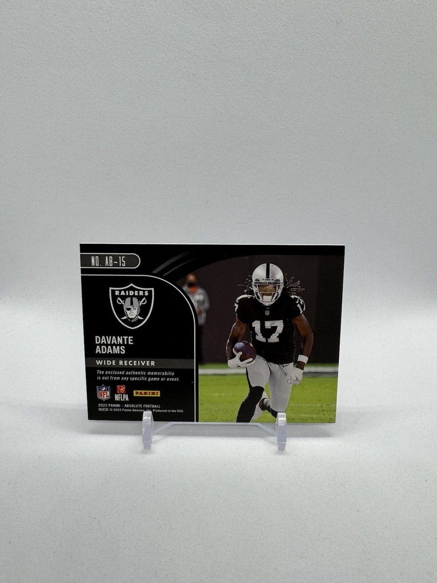 2022 Panini Absolute Burners Relic Patch #AB-15 Davante