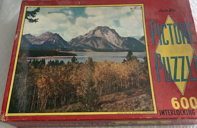 Built Rite Union Vintage Built Rite Picture Puzzle union pacific railroad 600 pcs | eBay