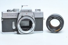 Minolta SRT MC-II Film SLR Camera with MD Rokkor-X 50mm F1.4 Lens