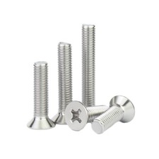 Countersunk Phillips Flat Head Machine 304 Stainless Steel Screws M1 M1.2 M5