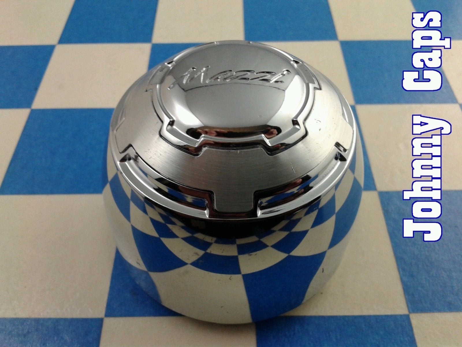 Mazzi Wheels Chrome Center Caps #C10720 Custom Mazzi Wheel Center Cap (1)