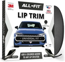 All-Fit Automotive | Lip Trim - Universal Fit - ¼ Inch - (Carbon Fiber)