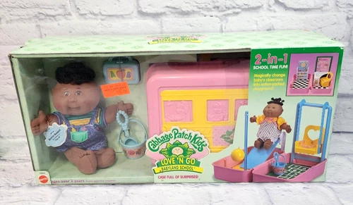 RARE Cabbage Patch Kids Love N Go Babyland School Playset 1996 Mattel 15844 NEW