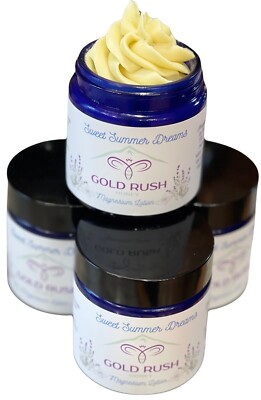 Sweet Summer Dreams ~ Whipped Magnesium Lotion made in Alaska by Gold Rush Honey