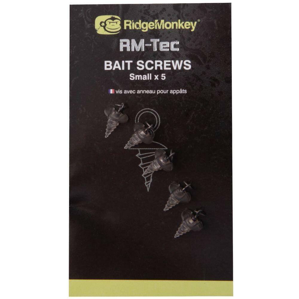 Ridgemonkey Connexion Hook Ring Bait Screws Small - Carp Fishing Terminal Tackle