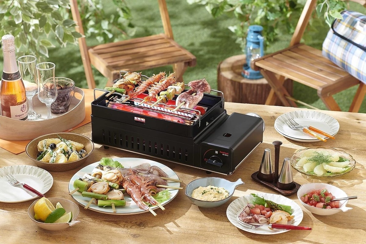 Iwatani Cassette Gas Grill Stove ABURIYA II CB-ABR-2 Portable