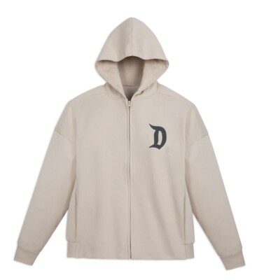 🔥Disney Parks - DISNEYLAND Logo - Zip Hoodie - Beige - M💥 | eBay