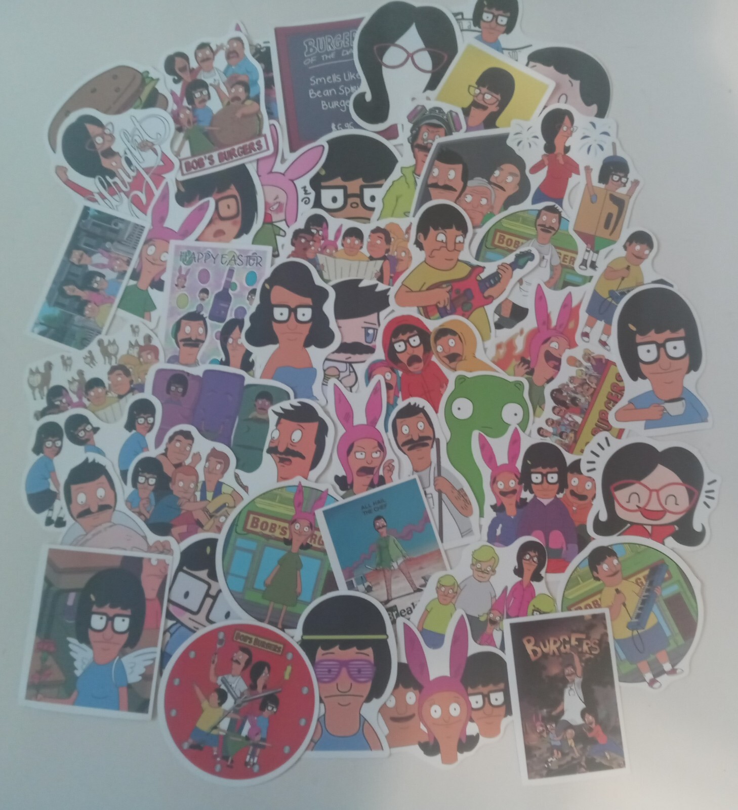 50 BOB'S BURGERS WATERPROOF VINYL DECALS/STICKERS