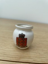 W H Goss Crested China Windsor Urn - Minehead Crest