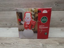 8 FT. WINTER WONDER LANE LIGHTED INFLATABLE CHRISTMAS SNOWMAN