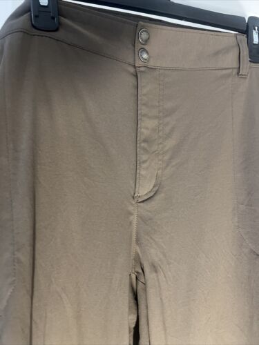 Columbia Pants Womens PlusSize 24W Brown Omni Shield Advanced Repellency Zip Off - Picture 3 of 16