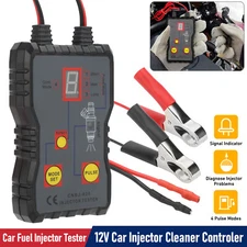 12V Car Fuel Injector Tester 4 Pulse Modes Car Injector Cleaner Controller Tool