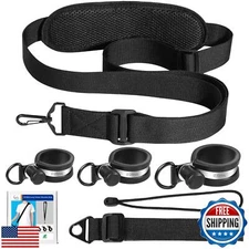RTHIEAI Long Trimmer Strap - Reliable Shoulder Strap for Weed Eaters, Leaf Bl
