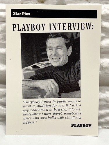1992 Playboy Interview Johnny Carson Star Pics Trading Card #32