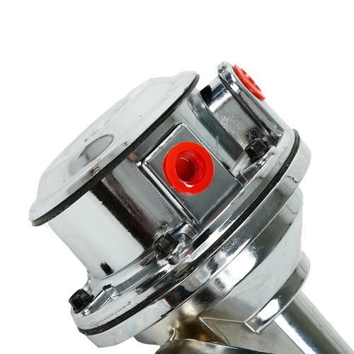 For SBC Chevy High Volume Replacement Chrome Mechanical Fuel Pump 305 350 400 - Imagen 5 de 7