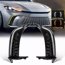 For Toyota Camry SE XSE 2025 White Daytime Running Lamps DRL Fog Light with Turn