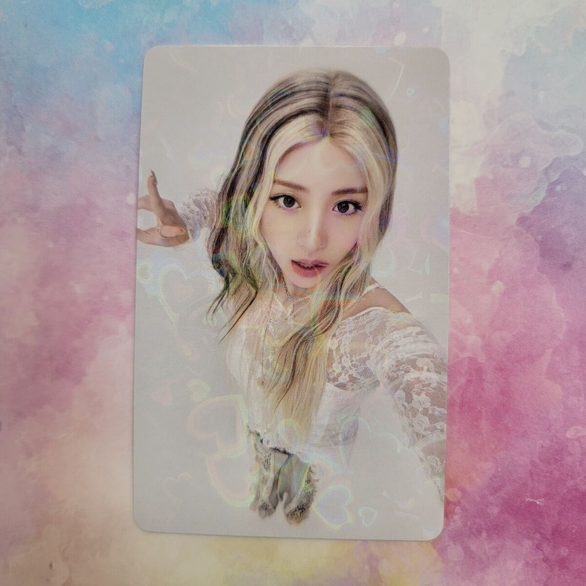 LE SSERAFIM HOT 5th Mini Album JAPAN POB Photo card LE SSERAFIM HOT 5th Mini Album JAPAN POB Photo card